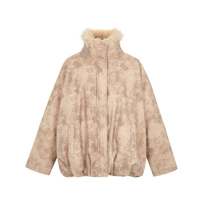 Dorydory_Peach_Pink_Fur_Trim_Bud_Hem_Distressed_Women&