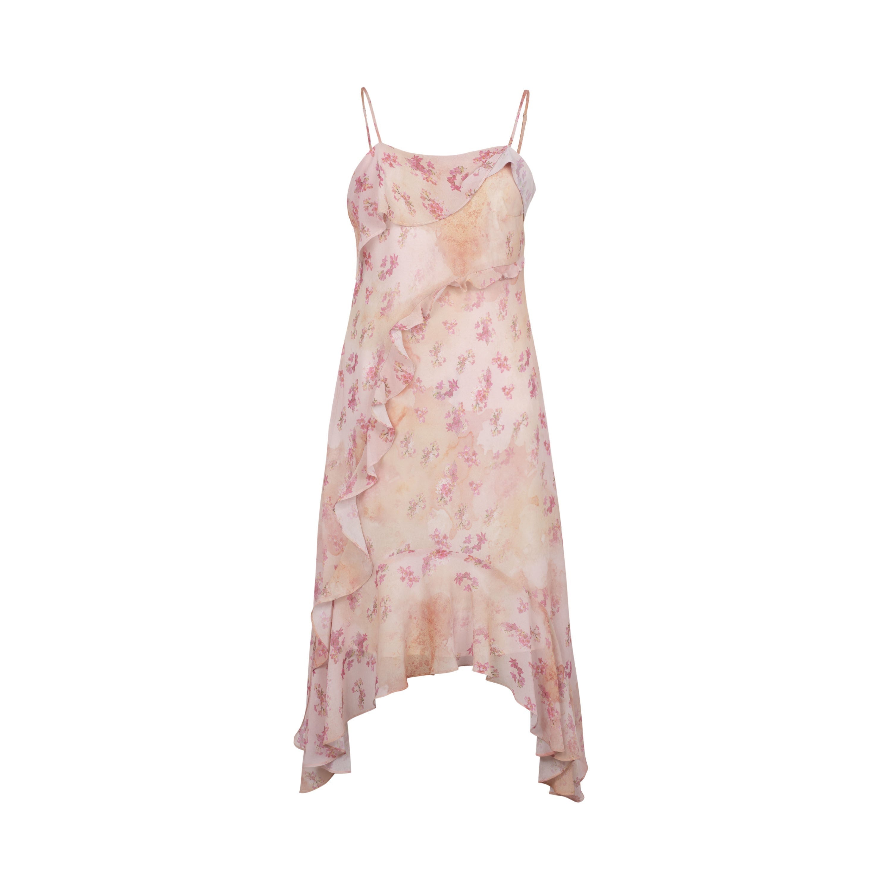 Dorydory_Pink_Ombre_Tie_Dye_Bustier_Asymmetric_Hem_Women&