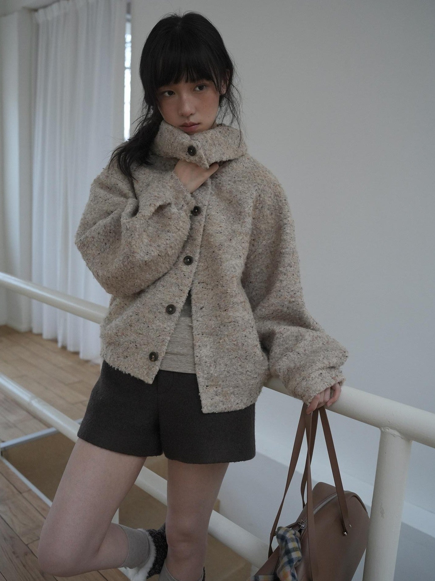 Dorydory Plaid Patchwork Mid Low Waist Women&