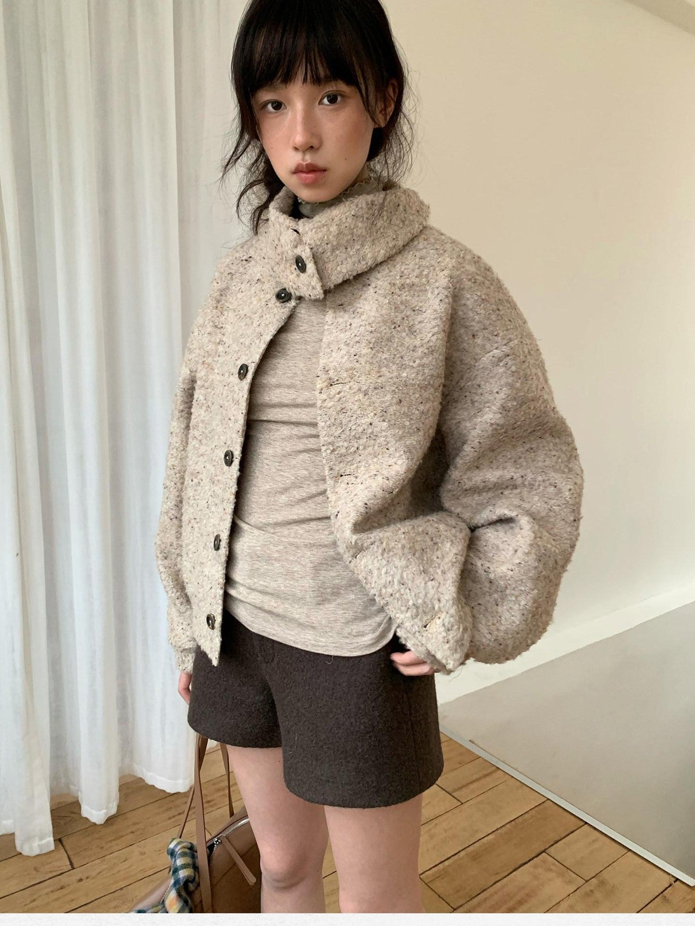 Dorydory Plaid Patchwork Mid Low Waist Women&