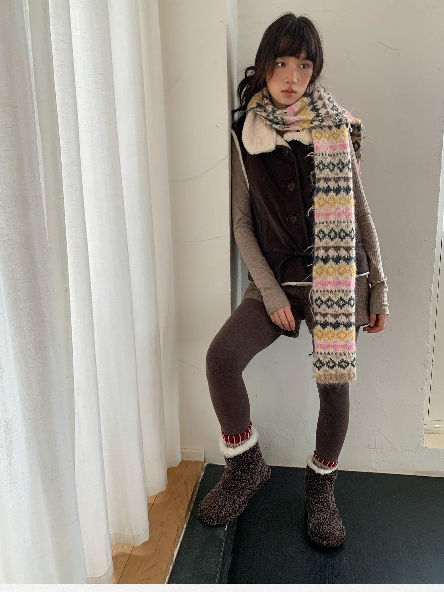 Dorydory Plaid Patchwork Mid Low Waist Women&