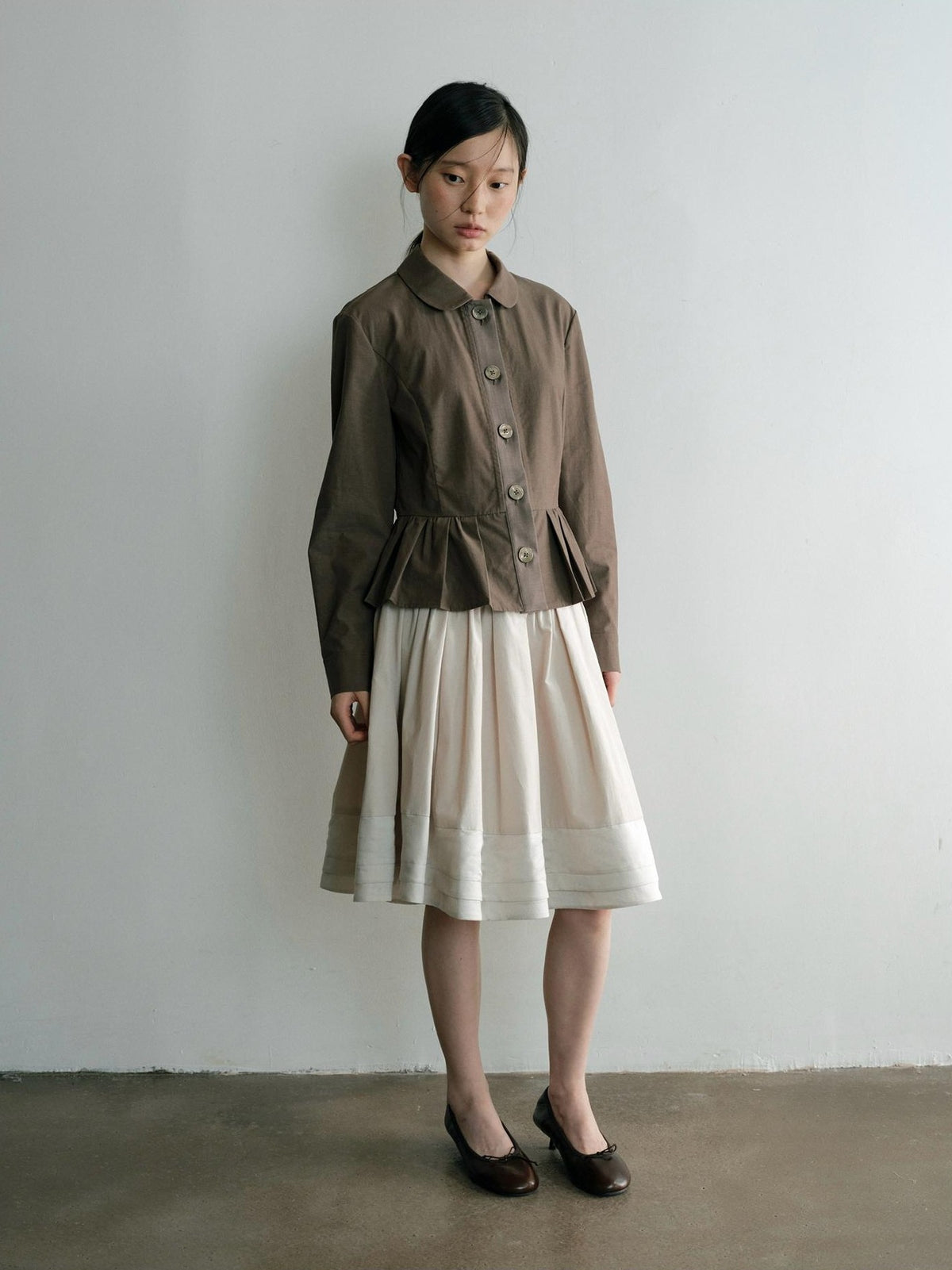Dorydory Pleated A Line Spliced Women&