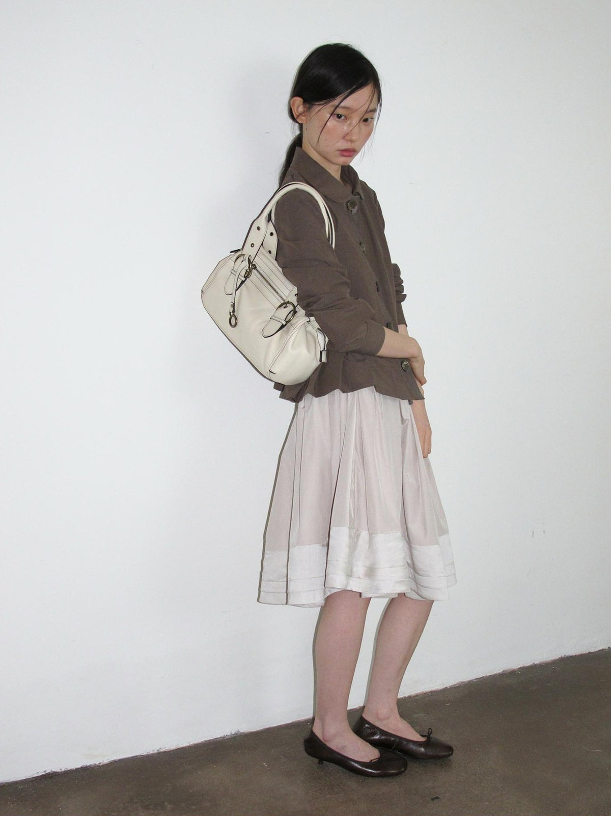 Dorydory Pleated A Line Spliced Women&
