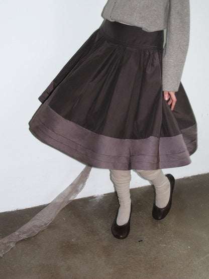 Dorydory Pleated A Line Spliced Women&