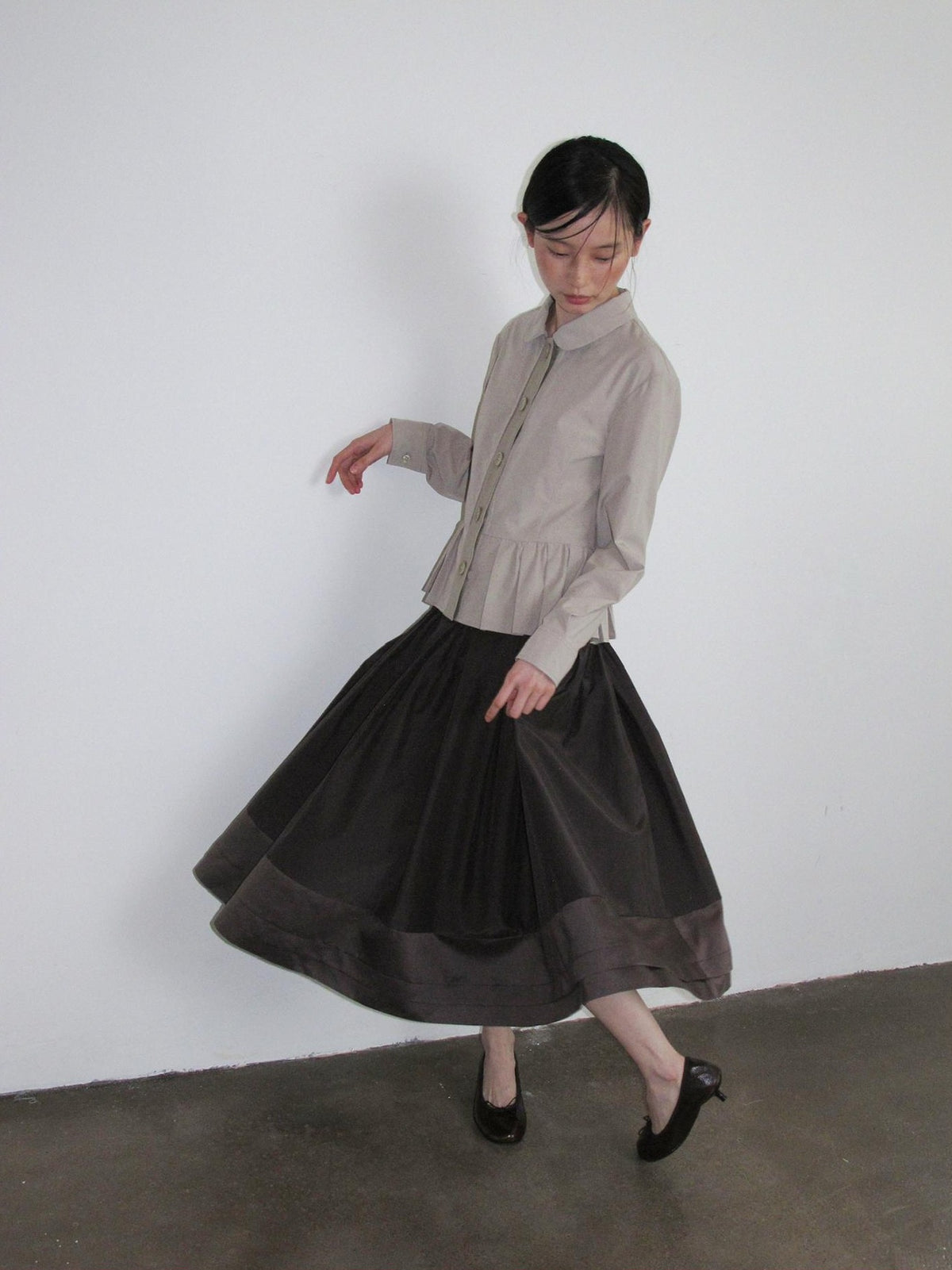 Dorydory Pleated A Line Spliced Women&