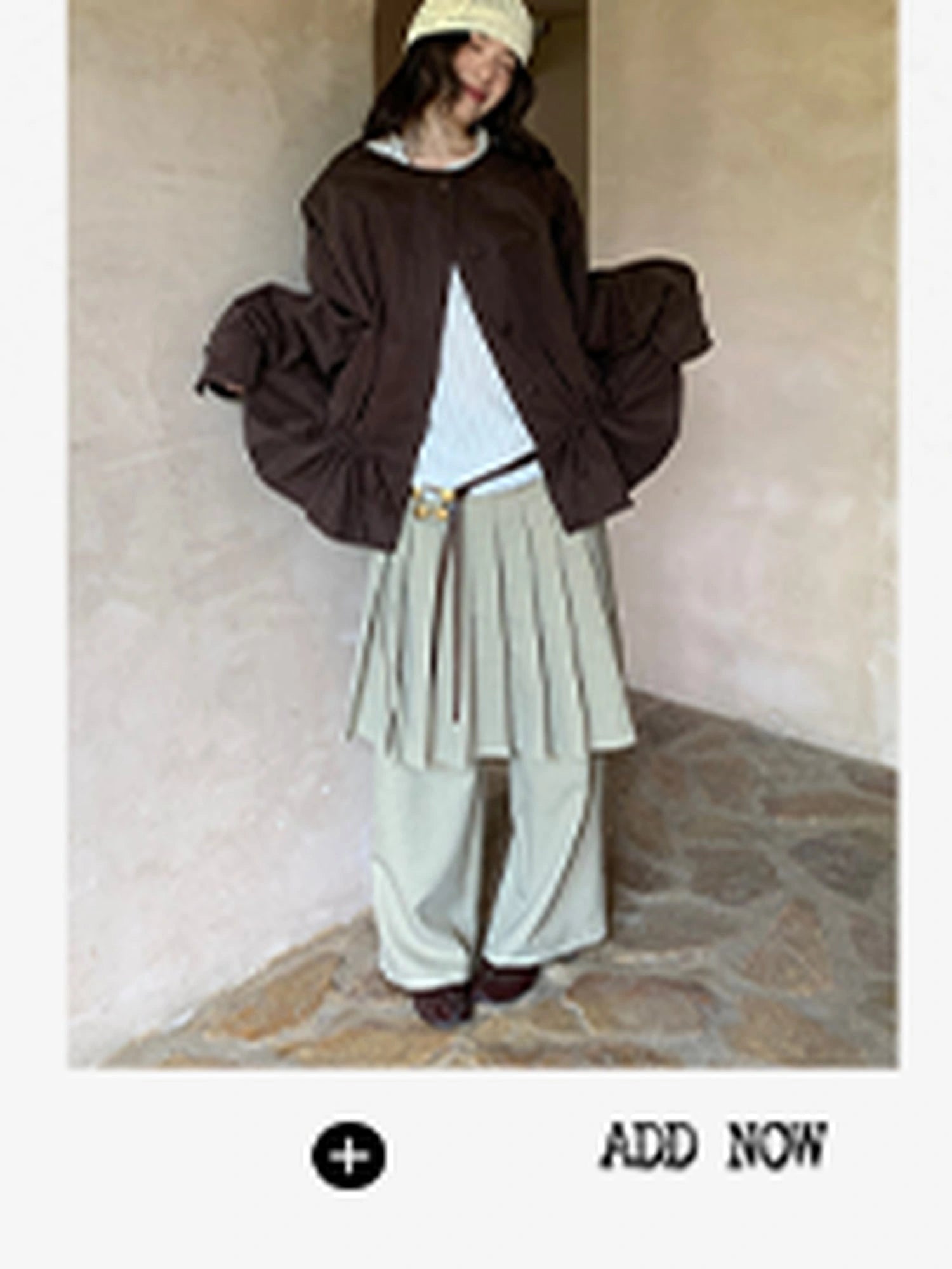 Pleated Palazzo Pants With Flowy Straight Leg Design