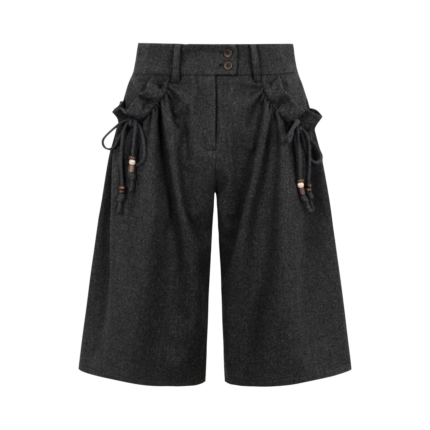 Dorydory_Ruffle_Hem_Drawstring_Loose_Mid_Low_Waist_Women&