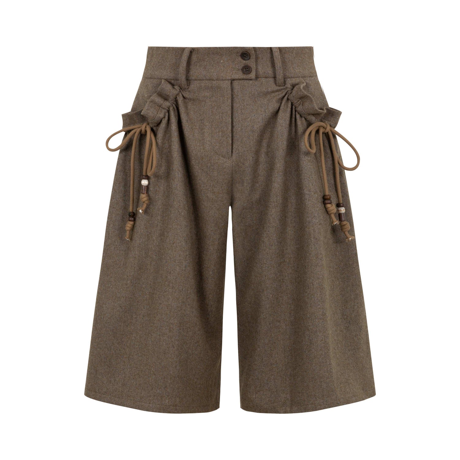 Dorydory_Ruffle_Hem_Drawstring_Loose_Mid_Low_Waist_Women&