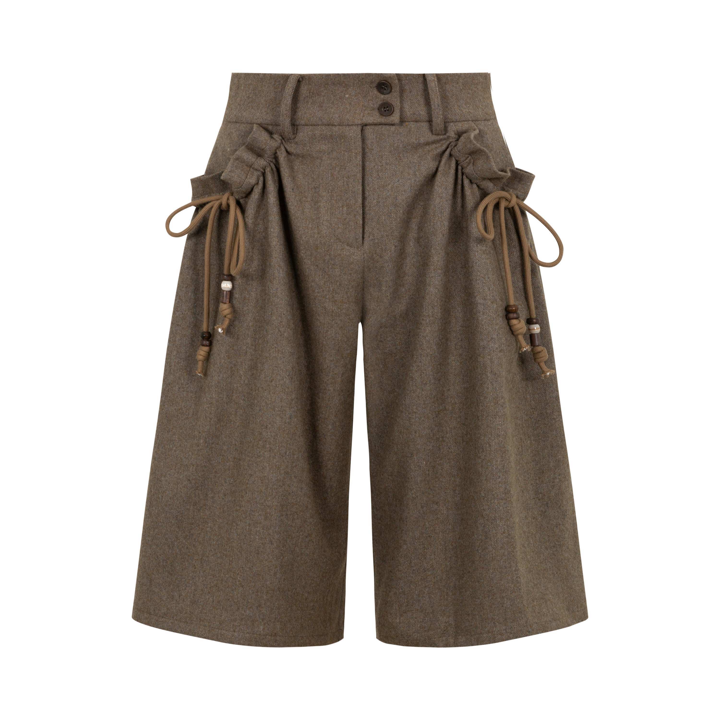 Dorydory_Ruffle_Hem_Drawstring_Loose_Mid_Low_Waist_Women&