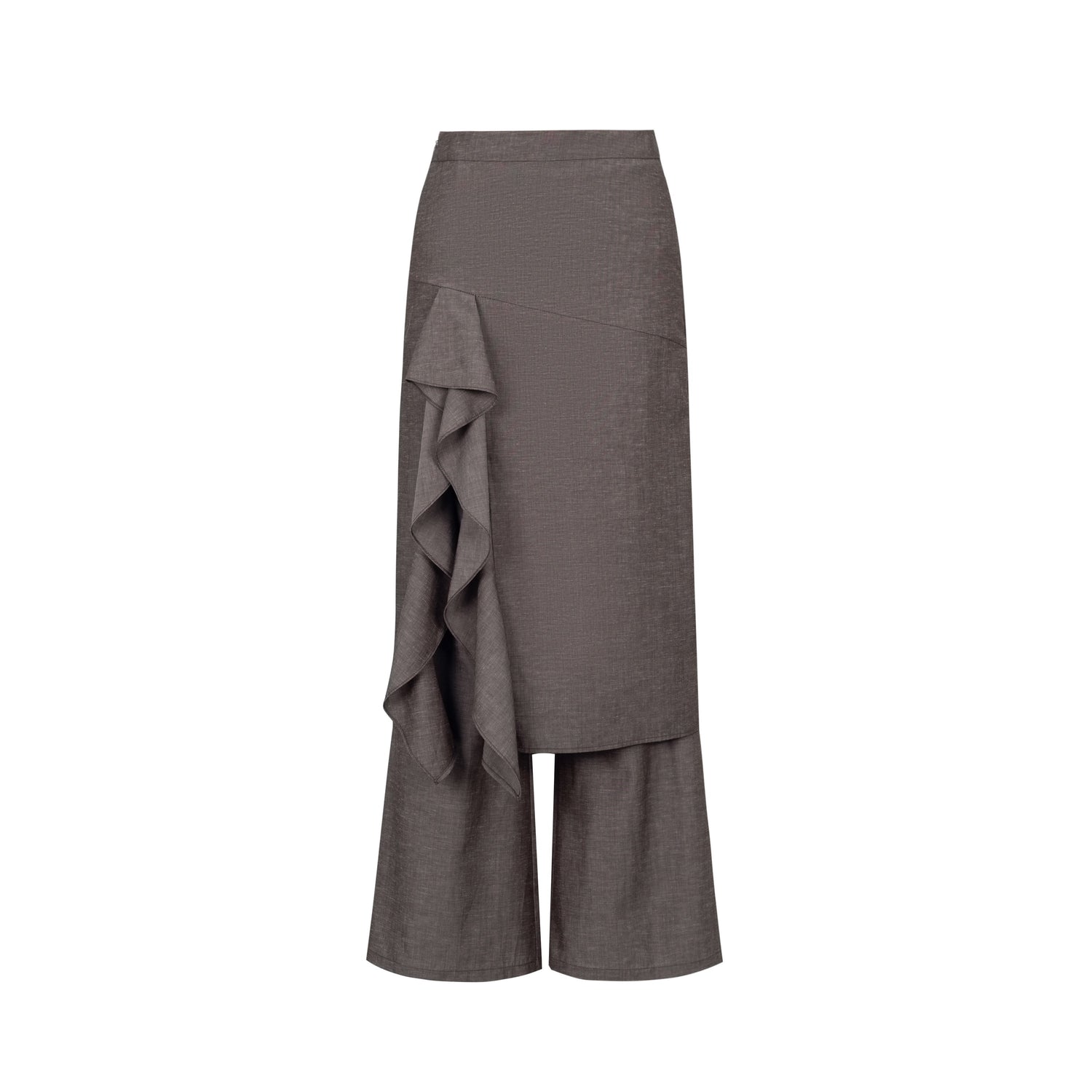 Dorydory_Ruffle_Pleated_Slit_Vintage_Women&