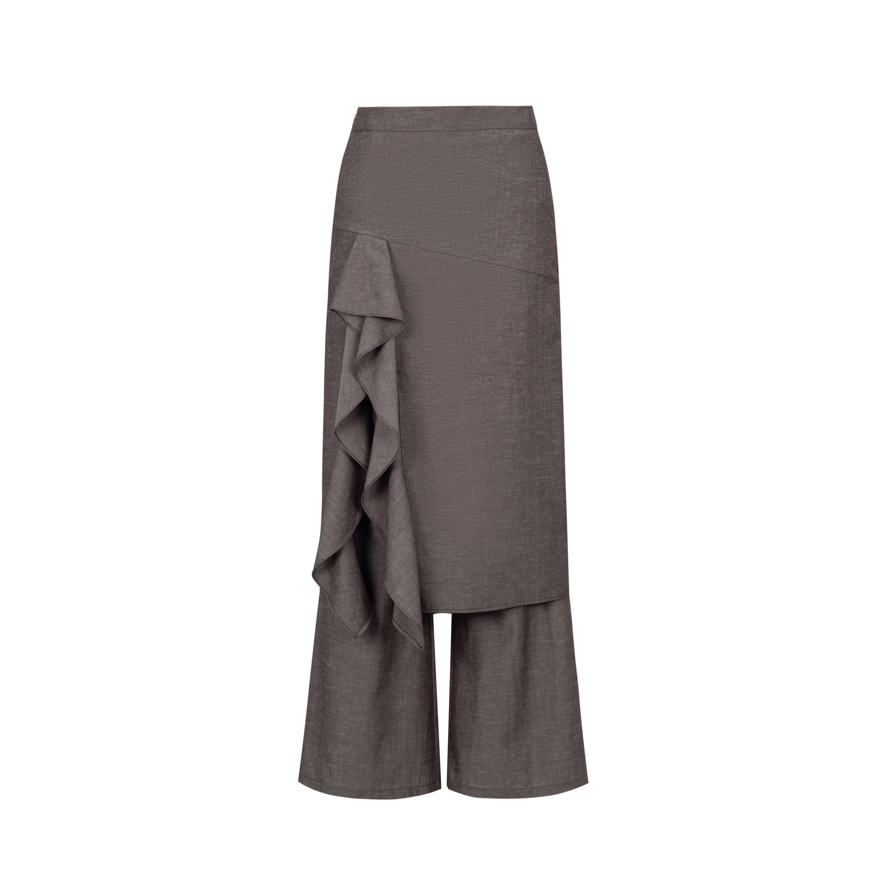 Dorydory_Ruffle_Pleated_Slit_Vintage_Women&