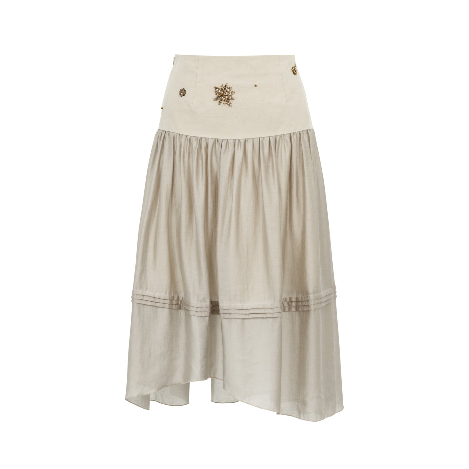 Dorydory_Sage_Green_Beaded_Ruched_Embroidered_Women&