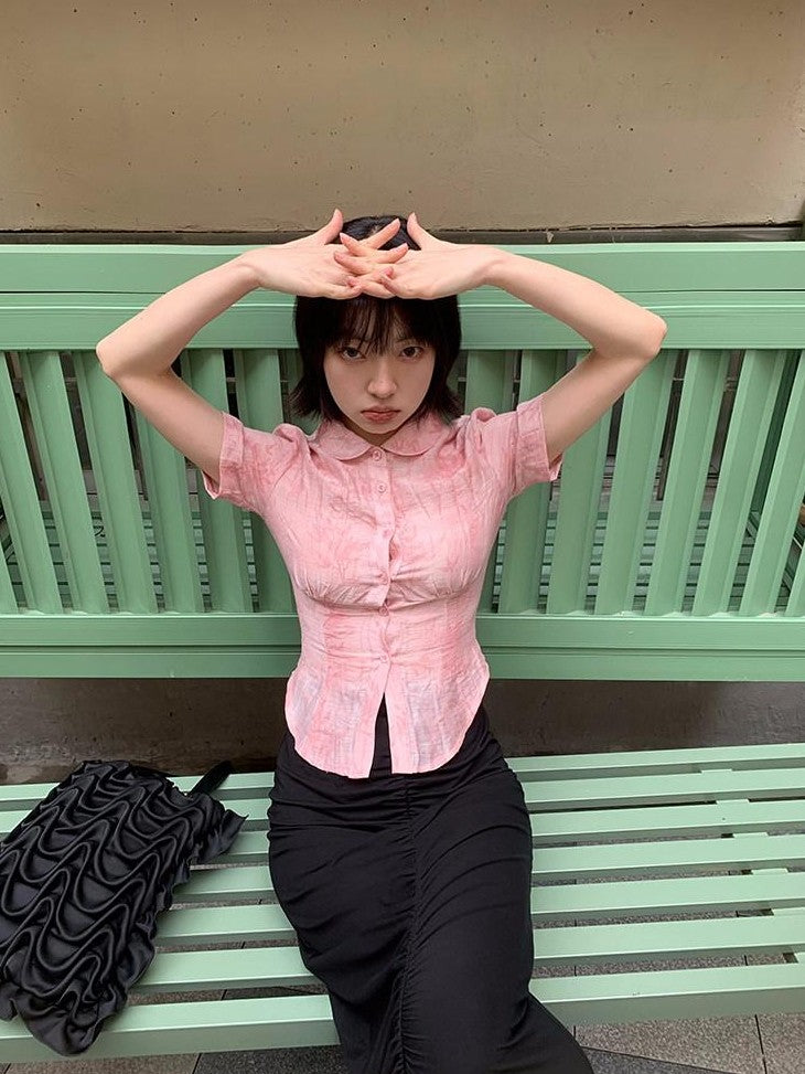 Dorydory Slim Chinese Style Cinched Waist Women&
