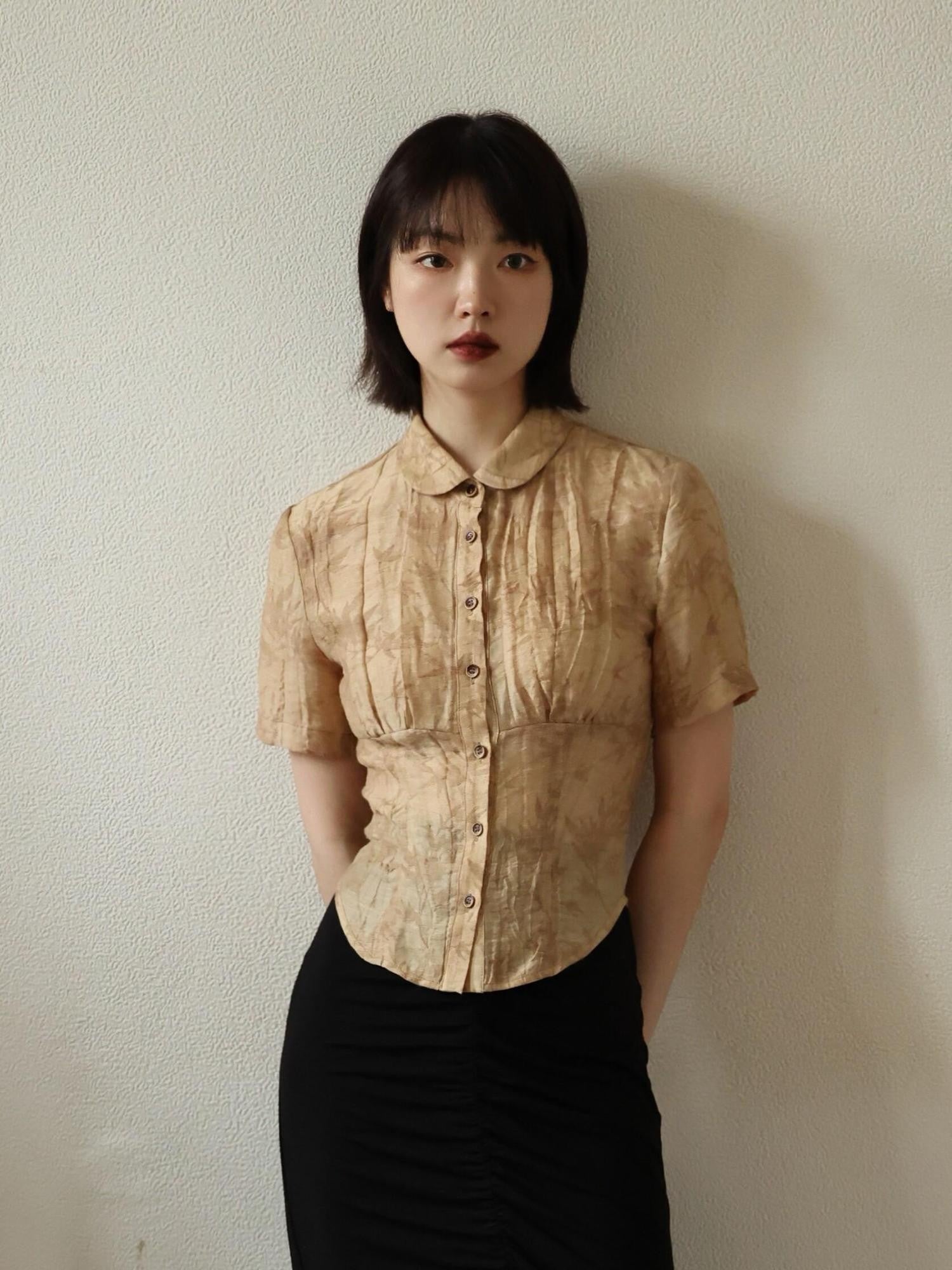 Dorydory Slim Chinese Style Cinched Waist Women&