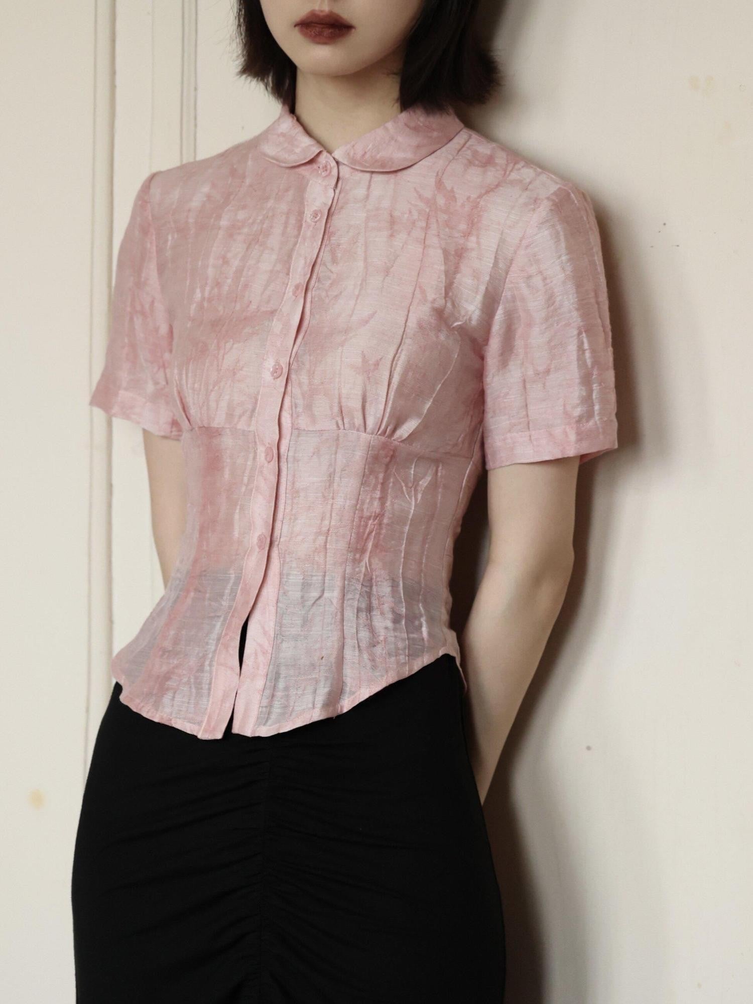 Dorydory Slim Chinese Style Cinched Waist Women&