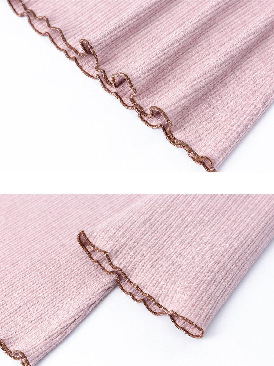 Dorydory Slimming Contrast Trim Colorblock Knit Women&