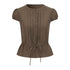 Dorydory_Striped_Puff_Sleeve_Tie_Waist_Slim_Fit_Women&