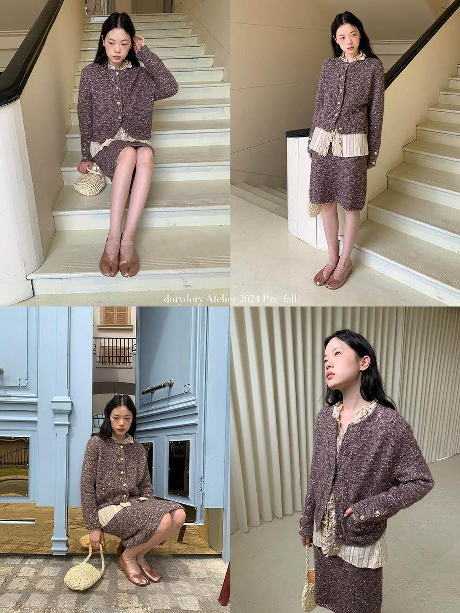 Dorydory Subtle Shimmer Tweed Inspired Women&