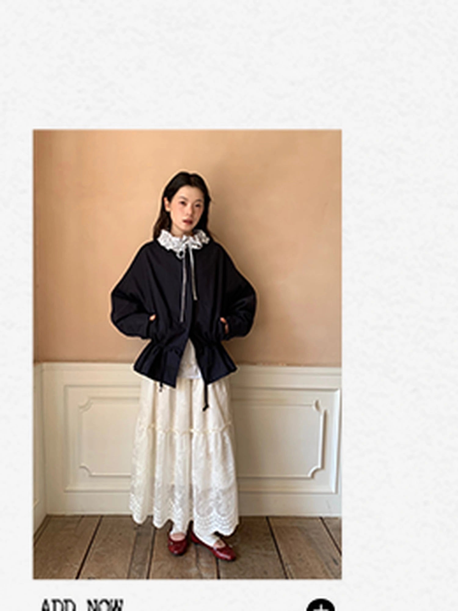 Textured Hem Short Trench Coat