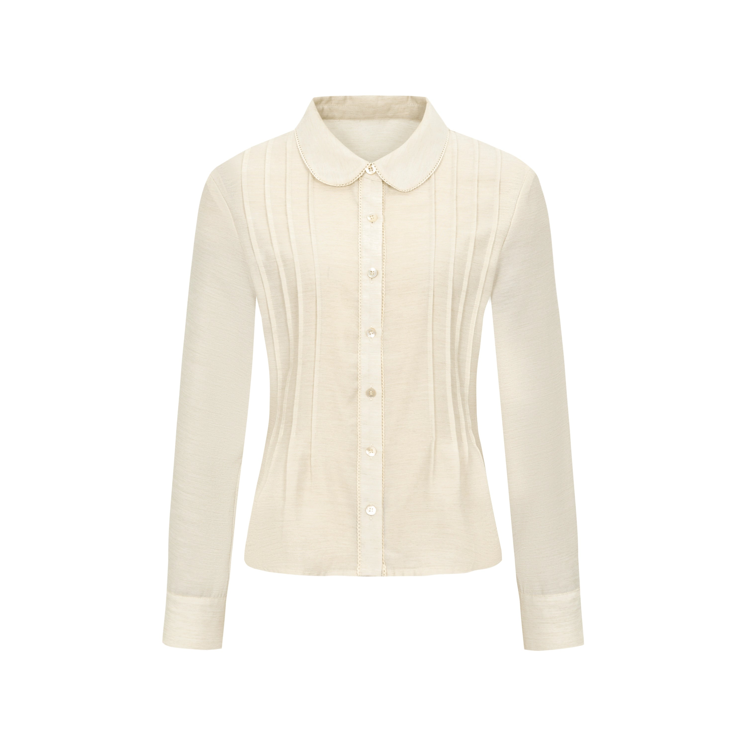 Dorydory_Textured_Waist_Defining_Blouse_With_Peter_Pan_Collar_MISSTT
