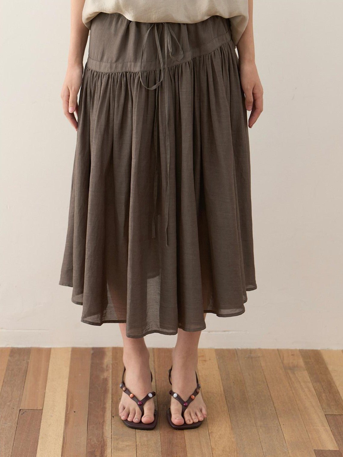 Dorydory Tie Drawstring Ruched Women&