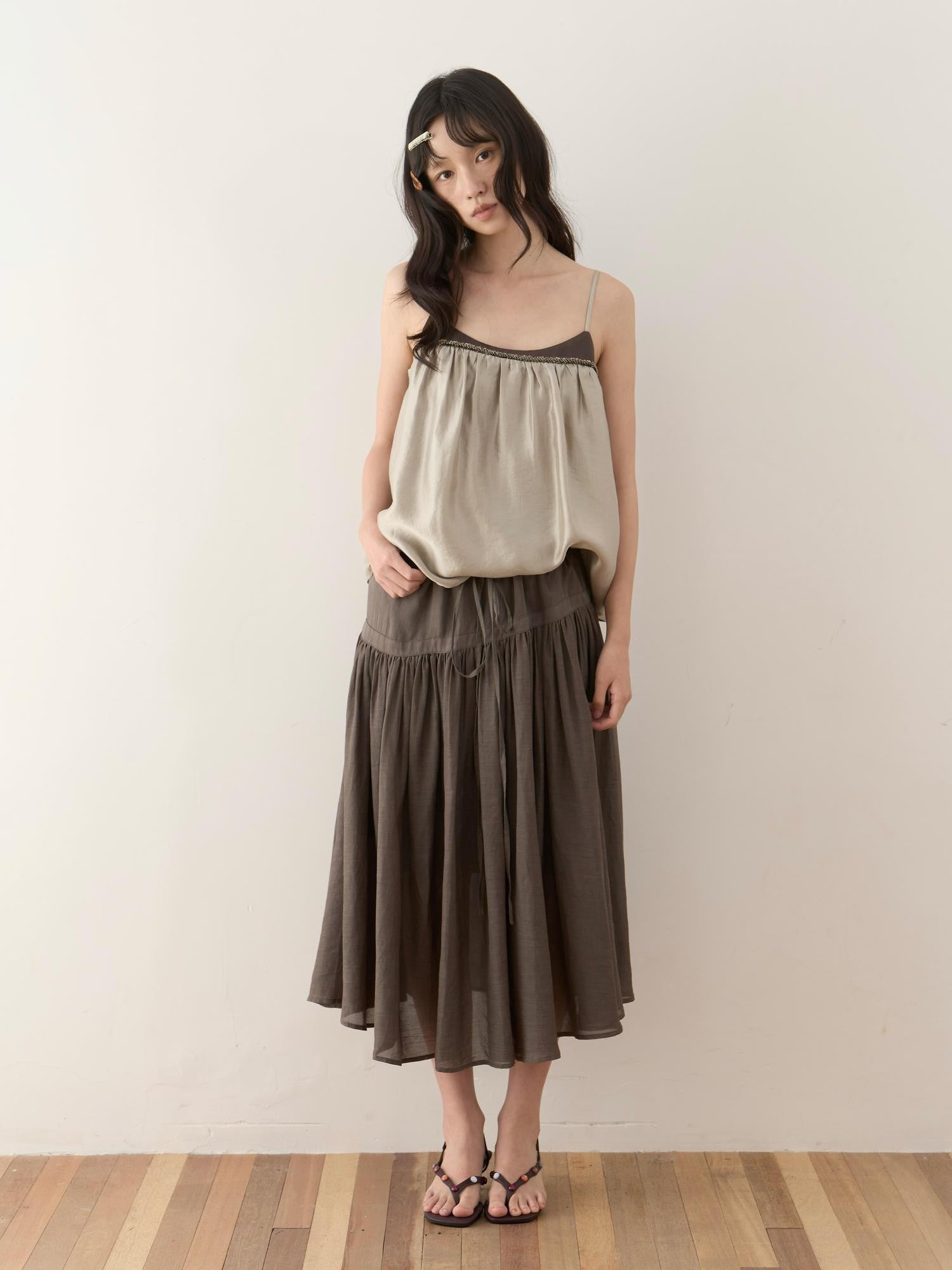 Dorydory Tie Drawstring Ruched Women&