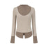 Dorydory_V-neck_Color_Block_Women&