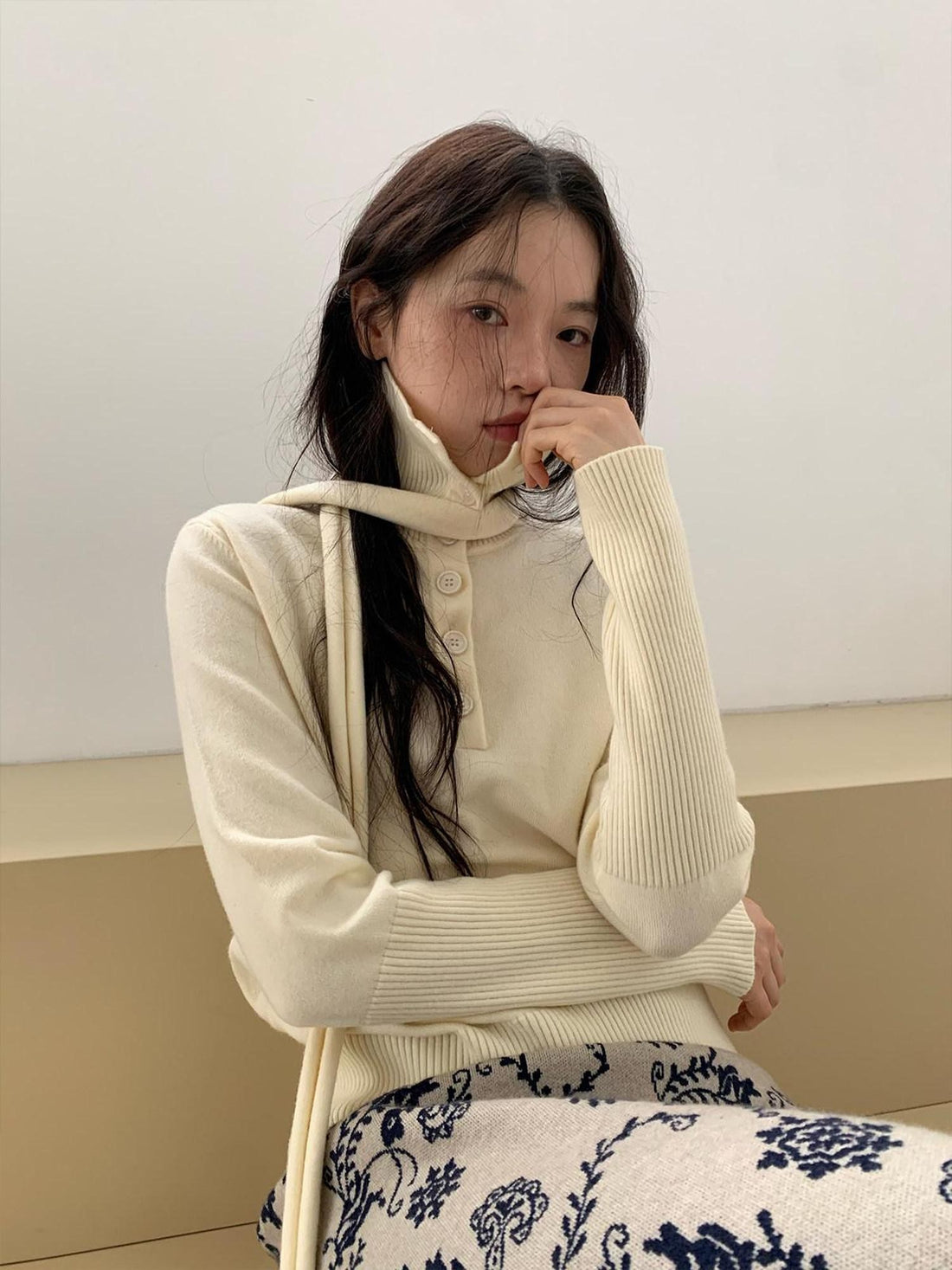 Dorydory Versatile Turtleneck Knit Pullover Women&