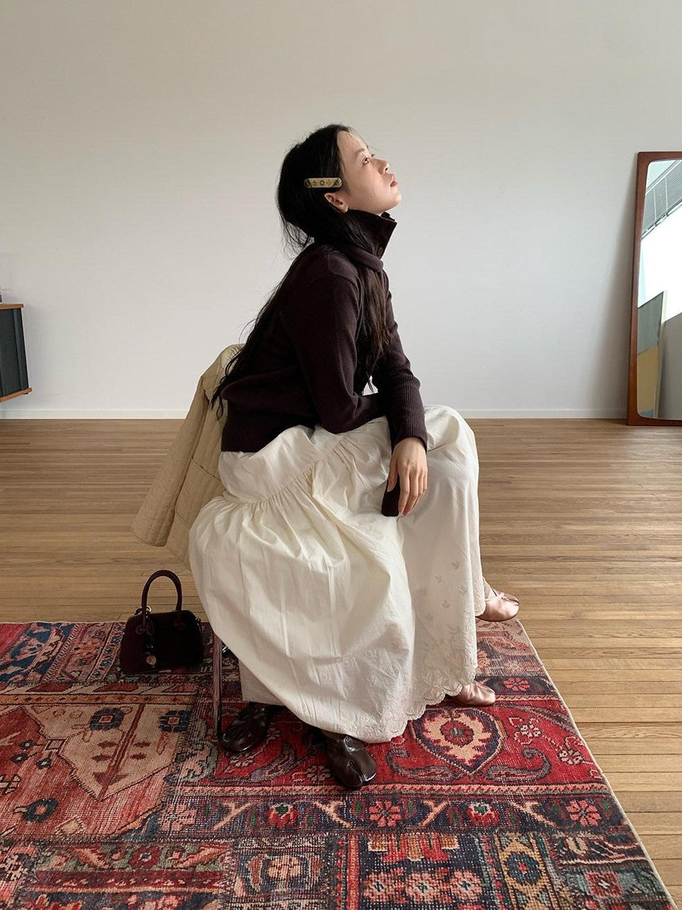 Dorydory Versatile Turtleneck Knit Pullover Women&