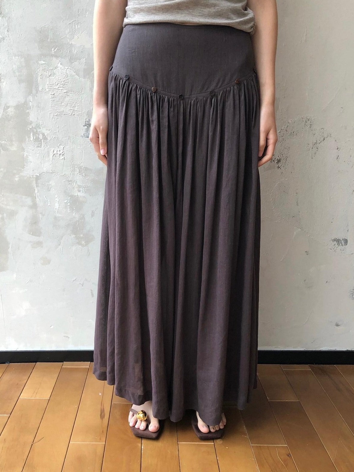 Dorydory Vintage A Line Draped Wide Leg Slimming Solid Women&