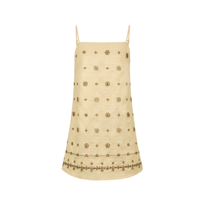 Dorydory_Vintage_Beaded_One_Shoulder_Midi_Dress_V-neck_Beach_Holiday_MISSTT