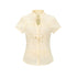 Dorydory_Vintage_Bow_Tie_Front_Cotton_Blouse_MISSTT