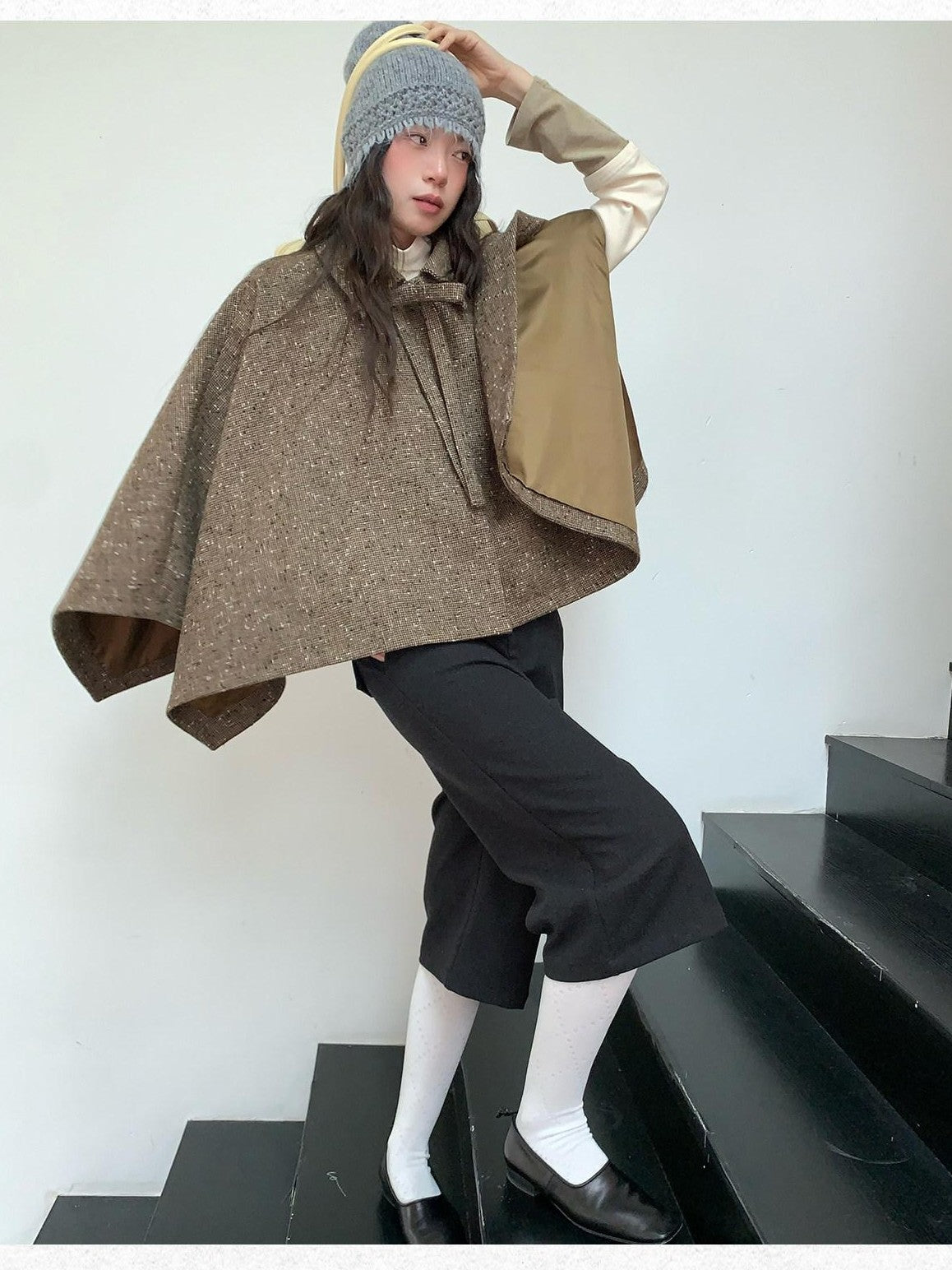 Dorydory Vintage Double Face Knit Straight High Waist Women&