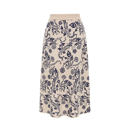 Dorydory_Vintage_Floral_Bird_Knit_High_Waist_Straight_Women&