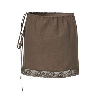 Dorydory_Vintage_Lace_Trim_A_Line_Tie_Waist_Women&