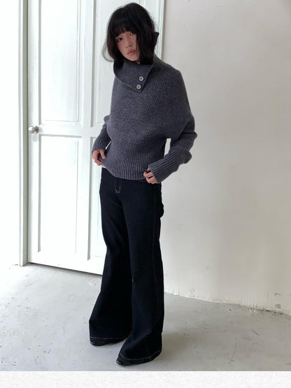Dorydory Vintage Micro Flare Slim Low Rise Stretch Women&