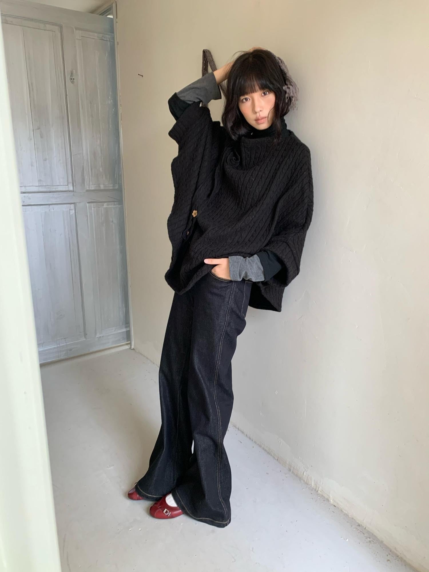 Dorydory Vintage Micro Flare Slim Low Rise Stretch Women&