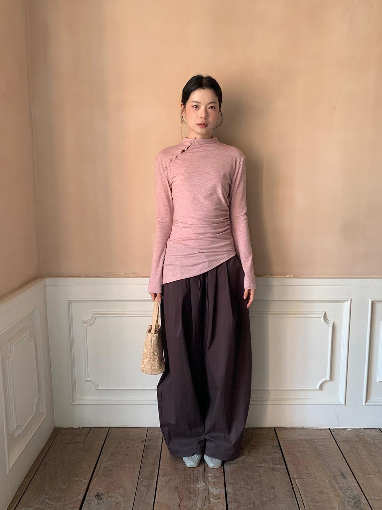 Dorydory Vintage Tie Waist Relaxed Balloon Trousers