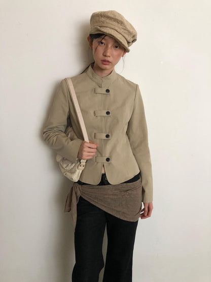Dorydory Vintage Workwear Button Cotton Women&