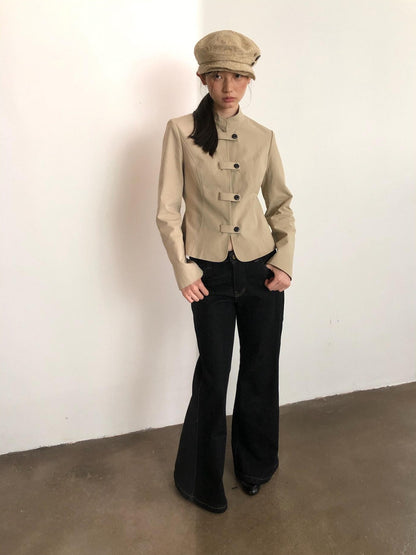 Dorydory Vintage Workwear Button Cotton Women&