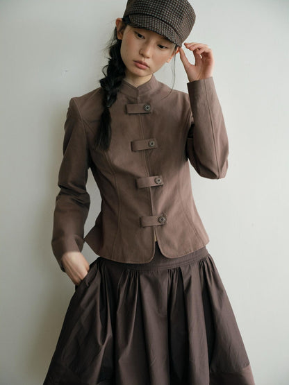 Dorydory Vintage Workwear Button Cotton Women&