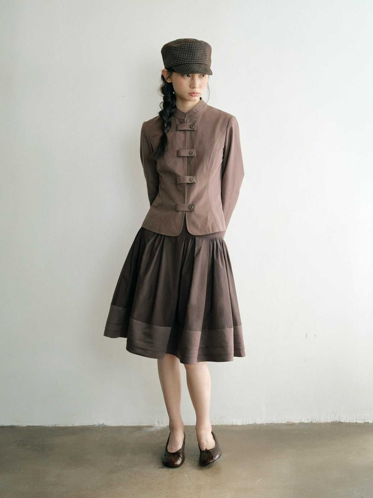 Dorydory Vintage Workwear Button Cotton Women&