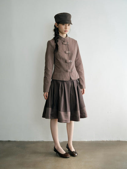 Dorydory Vintage Workwear Button Cotton Women&