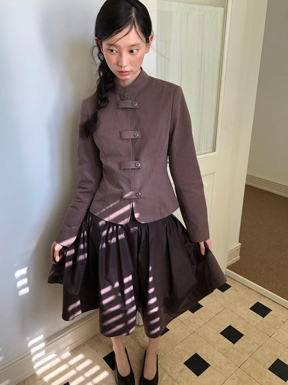 Dorydory Vintage Workwear Button Cotton Women&