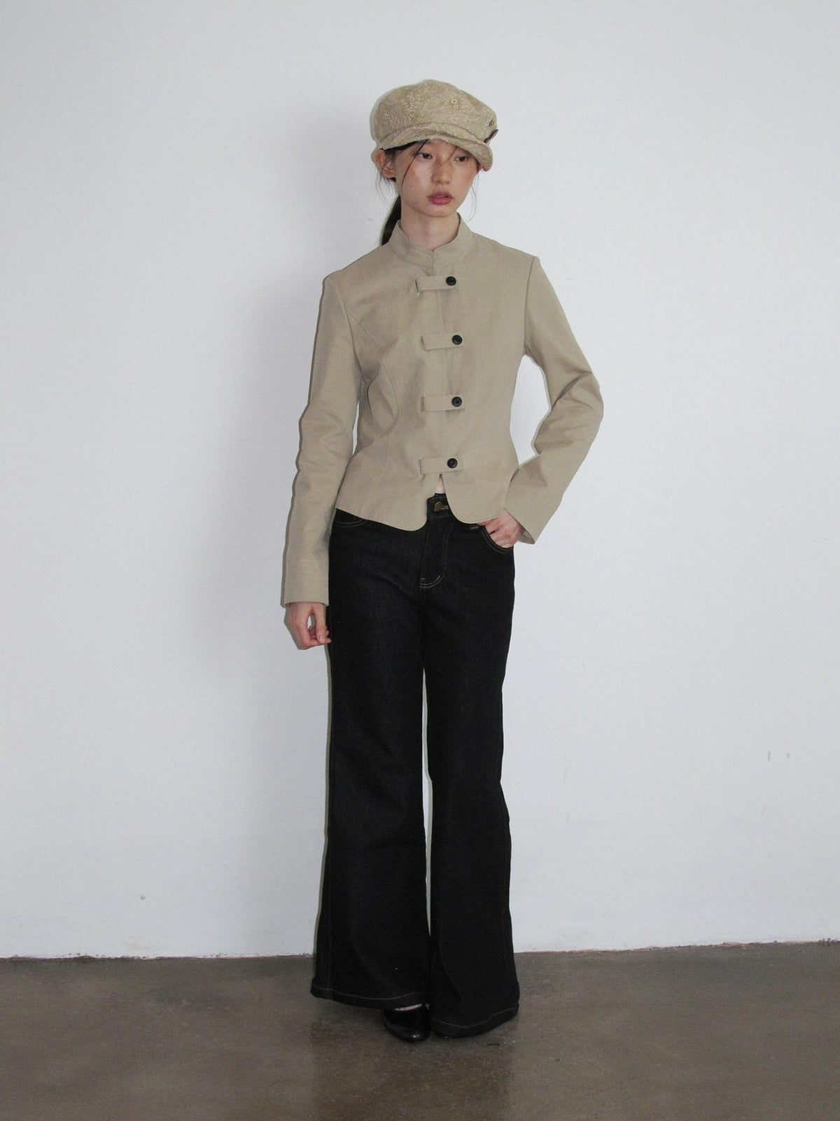 Dorydory Vintage Workwear Button Cotton Women&