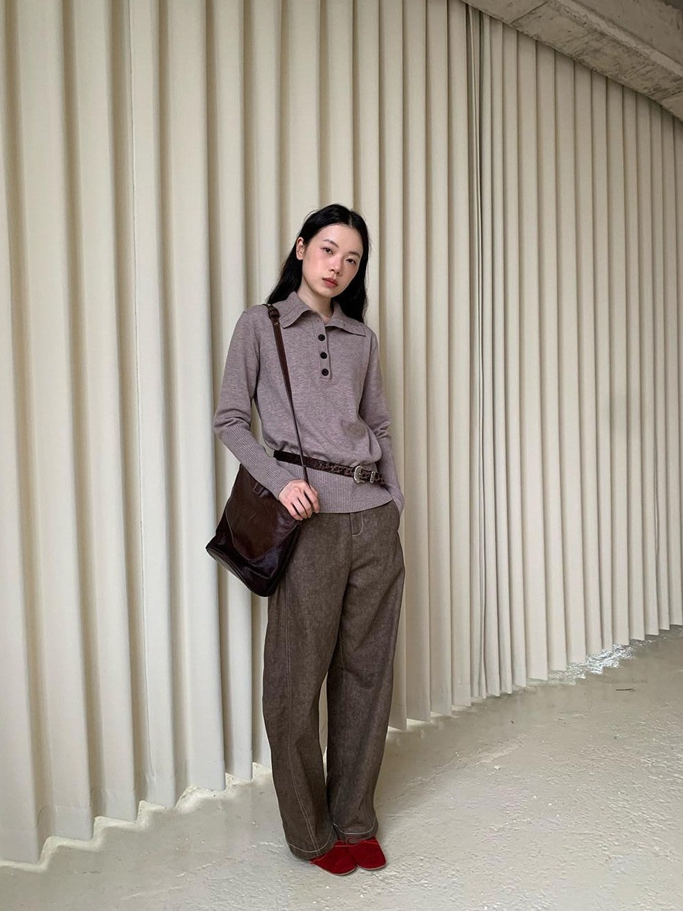Dorydory Washed Curved Cut Relaxed Pear Flattering Women&
