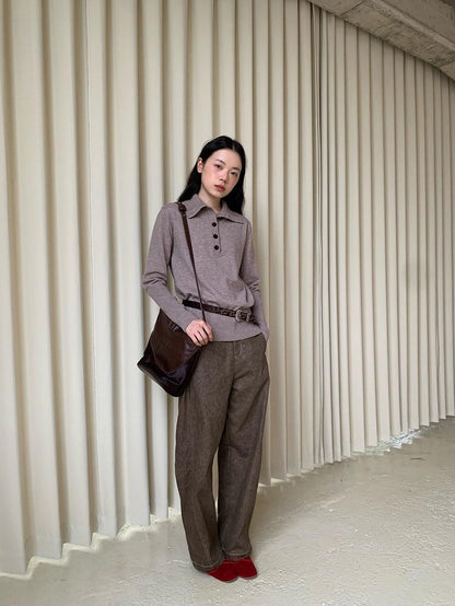 Dorydory Washed Curved Cut Relaxed Pear Flattering Women&