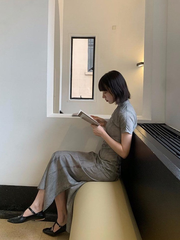 Dorydory Wavy Collar Modern Chinese Modified Women&
