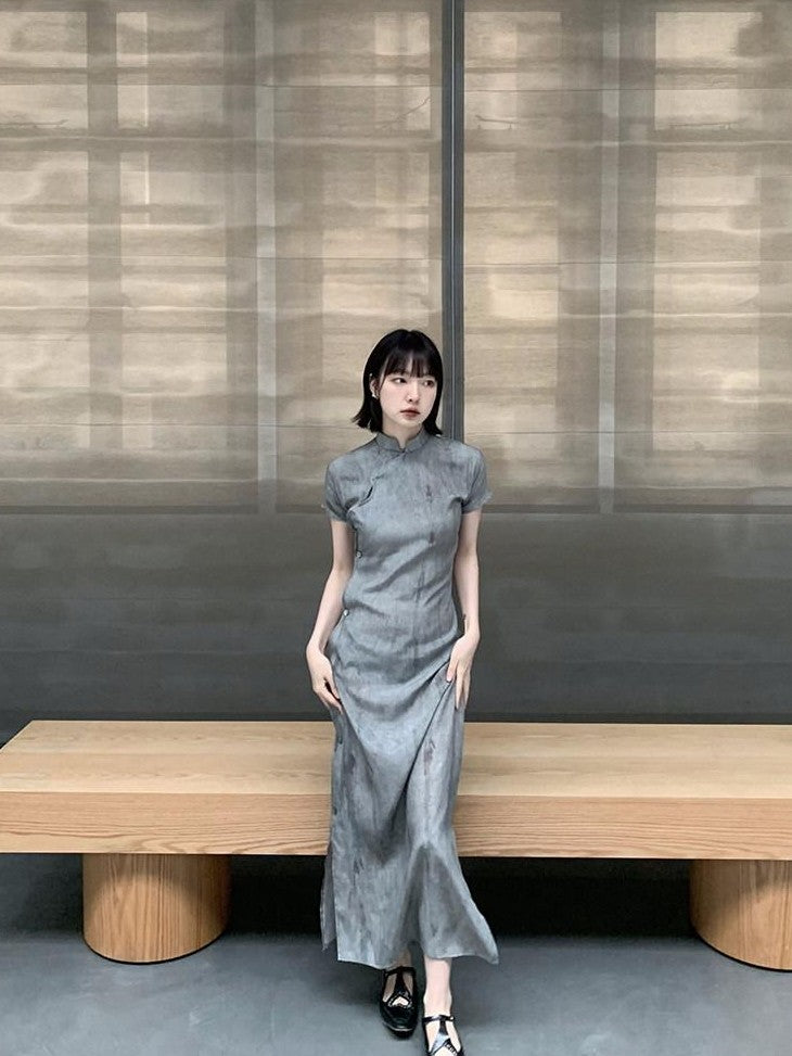 Dorydory Wavy Collar Modern Chinese Modified Women&