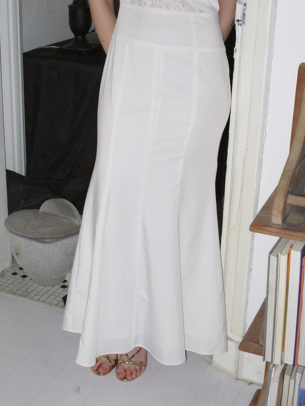 Dorydory White Lace V-neck Slim Sleeveless Women&